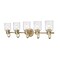 Z-Lite Kinsley 5 Light Vanity, Heirloom Gold And Clear Seeded 340-5V-HG - alternate 1
